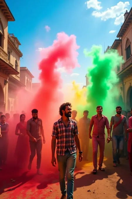 Real-time Braj Holi 2025 Event Photos Capturing Cultural Essence - Free Photo Download