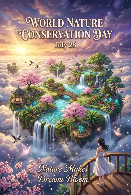 Realistic Nature Conservation Background - Free World Nature Conservation Day 2026 Download