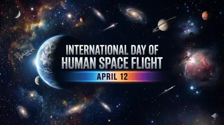 Realistic Space Background Hd For Poster Design - Free International Day Of Human Space Flight 2026 Download