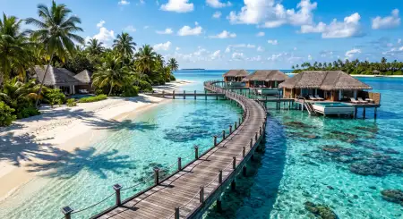 Free Realistic Summer Background With Clear Blue Water Background Image Download