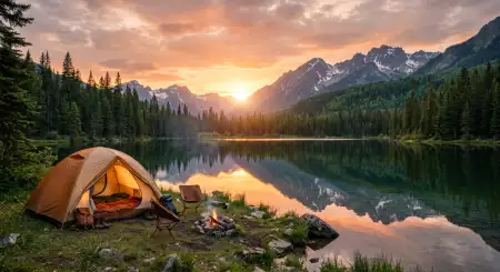 Free Realistic Summer Landscape Background With Nature Theme Background Image Download