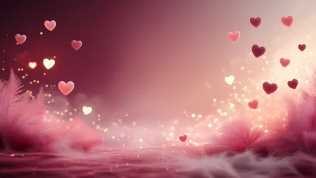Red And Pink Vintage Valentine Day Background Wallpaper - Free Related Pink Image