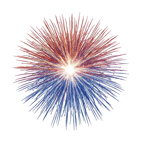 Free Red Blue Fireworks Png Hd PNG Image Download