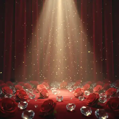 Red Glitter Valentines Day Background Hd - Free Happy Valentines Day Background Hd Download