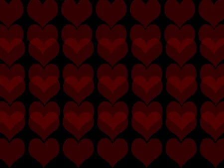 Red Heart In Black Background - Free Background Download