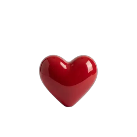 Free Red Heart Png Without Shadow PNG Image Download