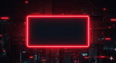 Red Neon Youtube Thumbnail Background Hd - Free Thumbnail Background Download