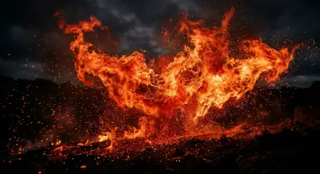 Red Youtube Thumbnail Background With Fire Effect - Free Youtube Thumbnail Download