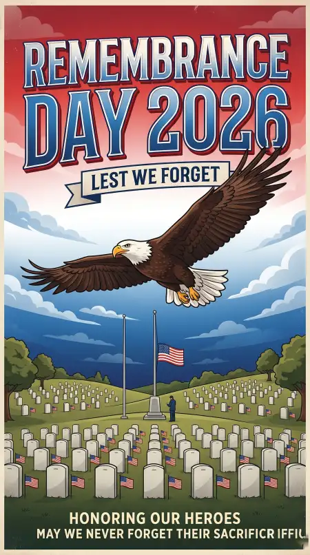 Remembrance Day Usa 2026 Memorial Greeting Card - Free Remembrance Day Usa 2026 Download