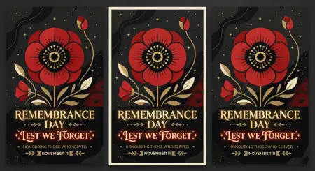 Remembrance Day Usa 2026 Remembrance Flyer Template - Free Remembrance Day Usa 2026 Download