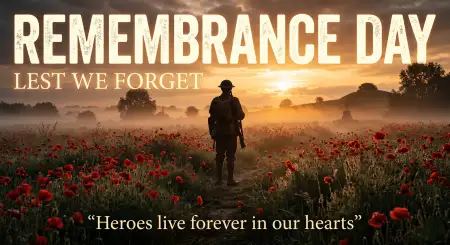 Remembrance Day Usa 2026 Remembrance Web Banner - Free Remembrance Day Usa 2026 Download