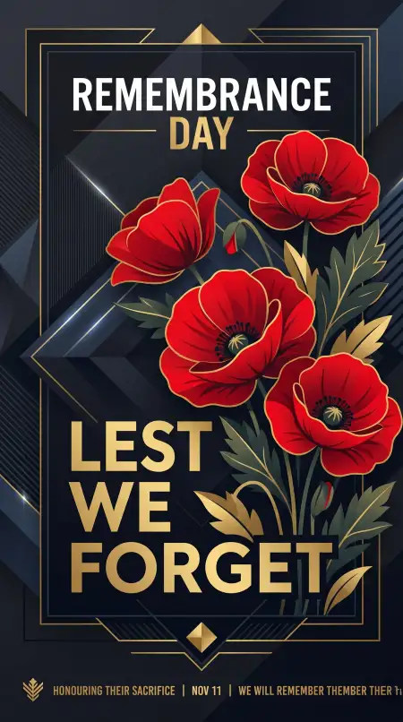 Remembrance Day Usa 2026 Respectful Remembrance Design - Free Remembrance Day Usa 2026 Download