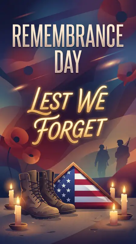 Remembrance Day Usa 2026 Tribute Poster Design - Free Remembrance Day Usa 2026 Download