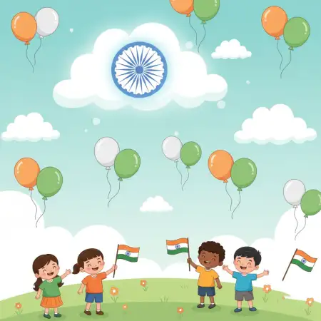 Free Republic Day Background For Kids Background Download