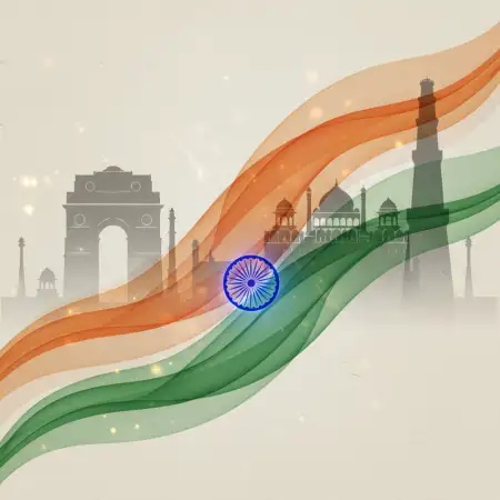 Free Republic Day Background Illustration Background Download