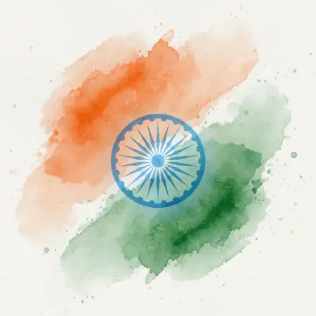 Free Republic Day Background Watercolor Style Background Download