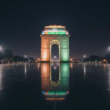 Free Republic Day Background With India Gate Background Download