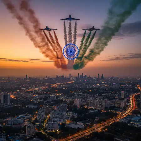 Free Republic Day Background With Patriotic Elements Background Download