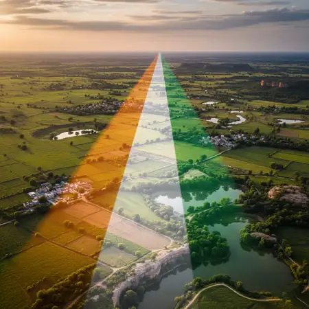 Free Republic Day Patriotic Background With Tricolor Ribbon Background Download