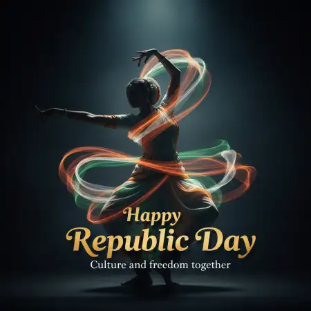 Republic Day Wishes Creative Lines 2 - Free Republic Day Wishes Download