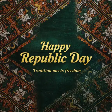Republic Day Wishes Digital Poster Text 2 - Free Republic Day Wishes Download