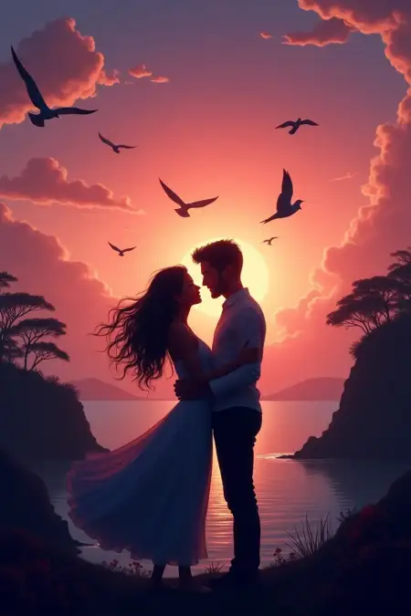 Romantic Couple Background For Photoshop - Free Background Download