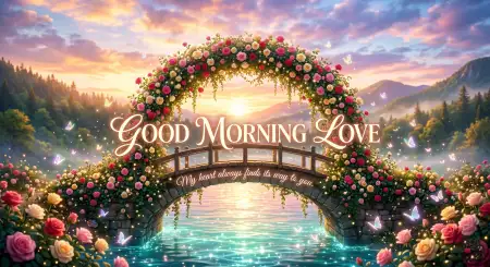 Free Romantic Good Morning Love Messages For Whatsapp Status Image Download
