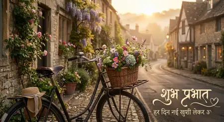 romantic good morning with fresh flowers 2