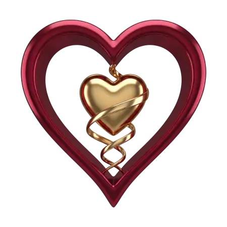 romantic love heart png