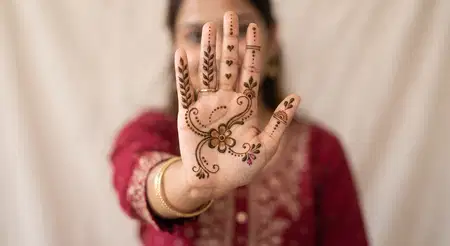 round tikki karwa chauth mehndi design - Karwa Chauth Mehndi Design 2026