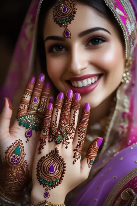 Royal Bridal Teej Mehndi Design 2025 - Free Latest Teej Mehndi Design 2025 Download
