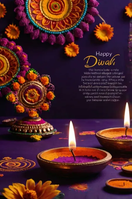 Royal-themed Happy Diwali 2024 Background With Jewels - Free Background Download