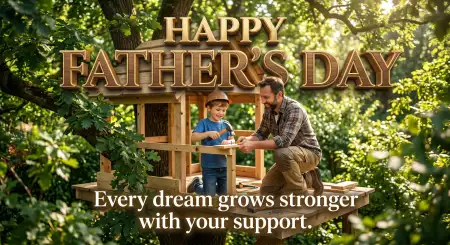 Free Rustic Fathers Day Greeting Card Image Download