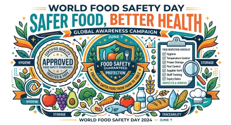 Safe Food Better Health Vector Png - Free World Food Safety Day Png Download