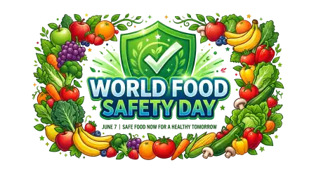 Safe Food Healthy Life Png Clipart - Free World Food Safety Day Png Download