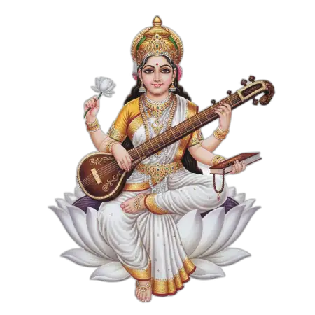Saraswati Png For Banner Background - Free Png Download