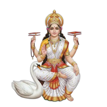 Saraswati Png For Exam Wishes Poster - Free Png Download