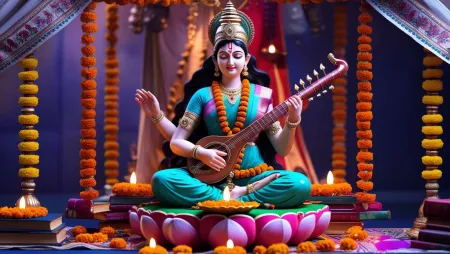 Saraswati Puja Wallpaper 4k Download - Free Photo Download