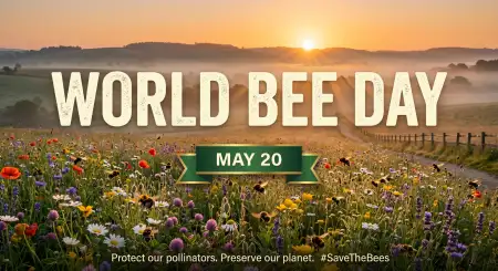 Save Bees World Bee Day 2026 - Free World Bee Day 2026 Download