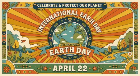 save environment earth day poster