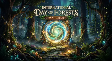 Save Forest Poster Png Transparent - Free International Day Of Forests Download