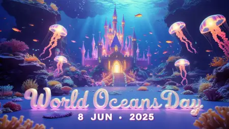 Save Oceans Poster Image Download - Free World Oceans Day Download