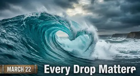 Save Water Mission Ideas - Free World Water Day 2026 Download