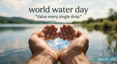 Save Water Promotion Ideas Company - Free World Water Day 2026 Download