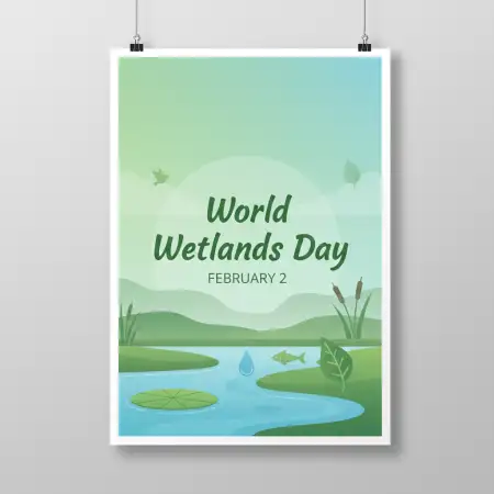 Save Wetlands Poster Ideas - Free World Wetlands Day Download