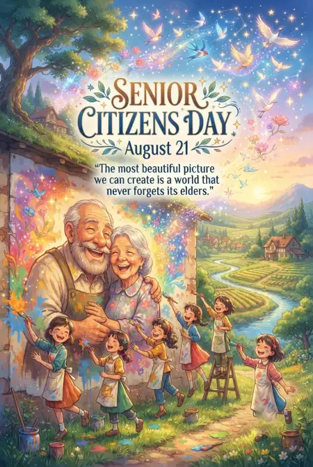 Senior Citizens Day 2026 Awareness Campaign Ideas - Free Senior Citizens Day 2026 Download