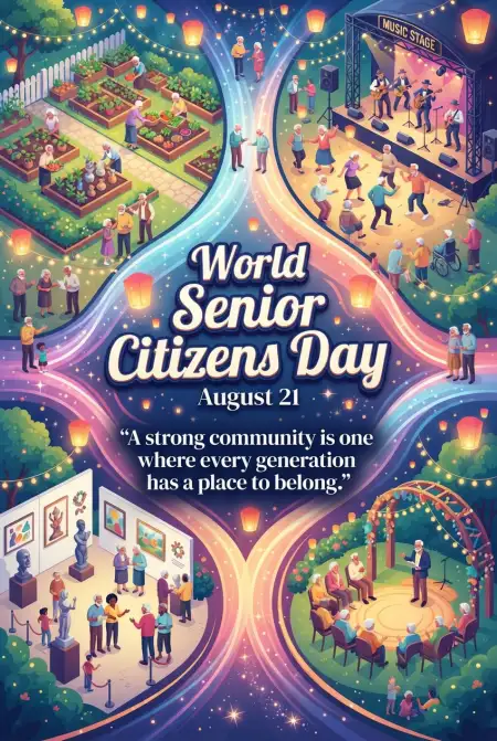 Senior Citizens Day 2026 Community Service Ideas - Free Senior Citizens Day 2026 Download