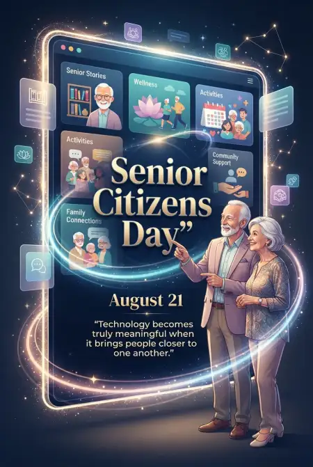 Senior Citizens Day 2026 Essay For School Students - Free Senior Citizens Day 2026 Download