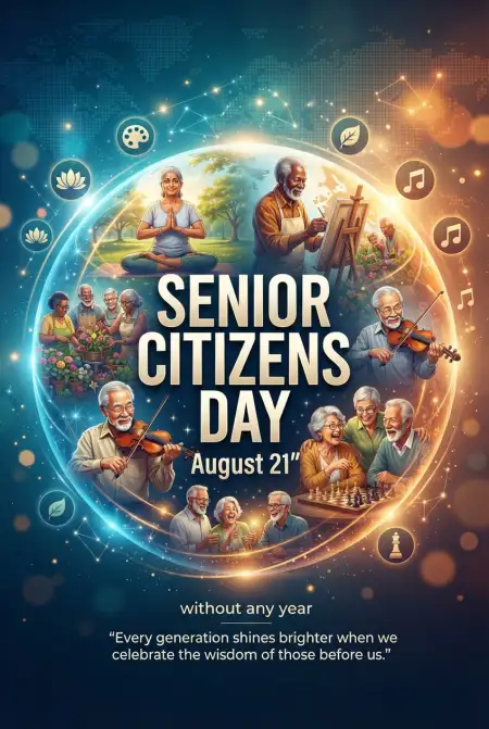 Senior Citizens Day 2026 Facts About Elderly People - Free Senior Citizens Day 2026 Download