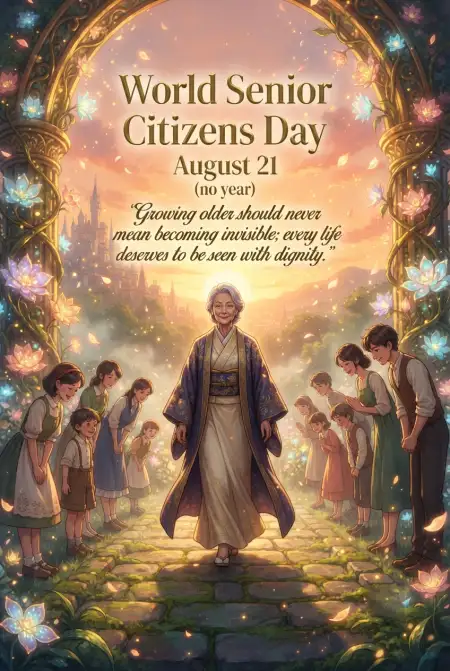 Senior Citizens Day 2026 Importance Of Respecting Elders - Free Senior Citizens Day 2026 Download